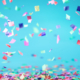 Colored confetti